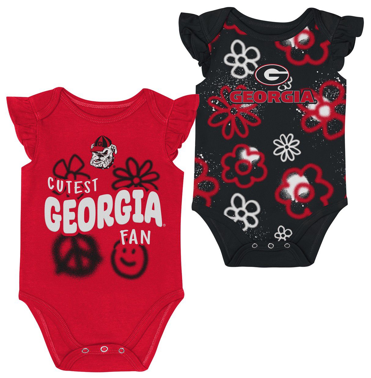 Gen2 Infant Georgia Bulldogs Little Sunshine Creeper Set product image