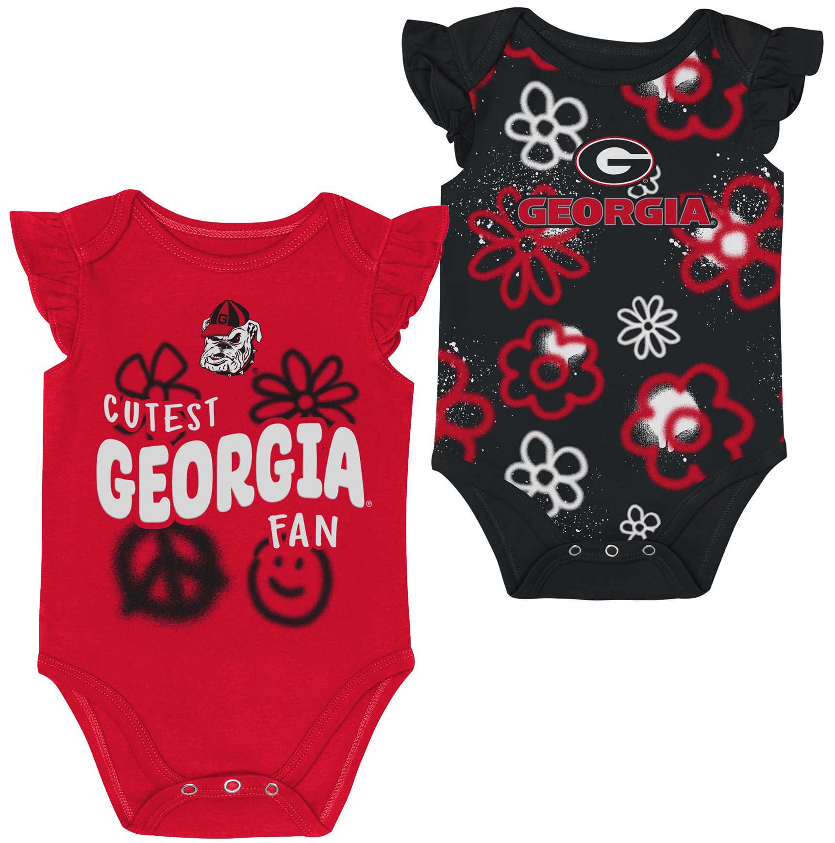 Gen2 Newborn Georgia Bulldogs Little Sunshine Creeper Set product image