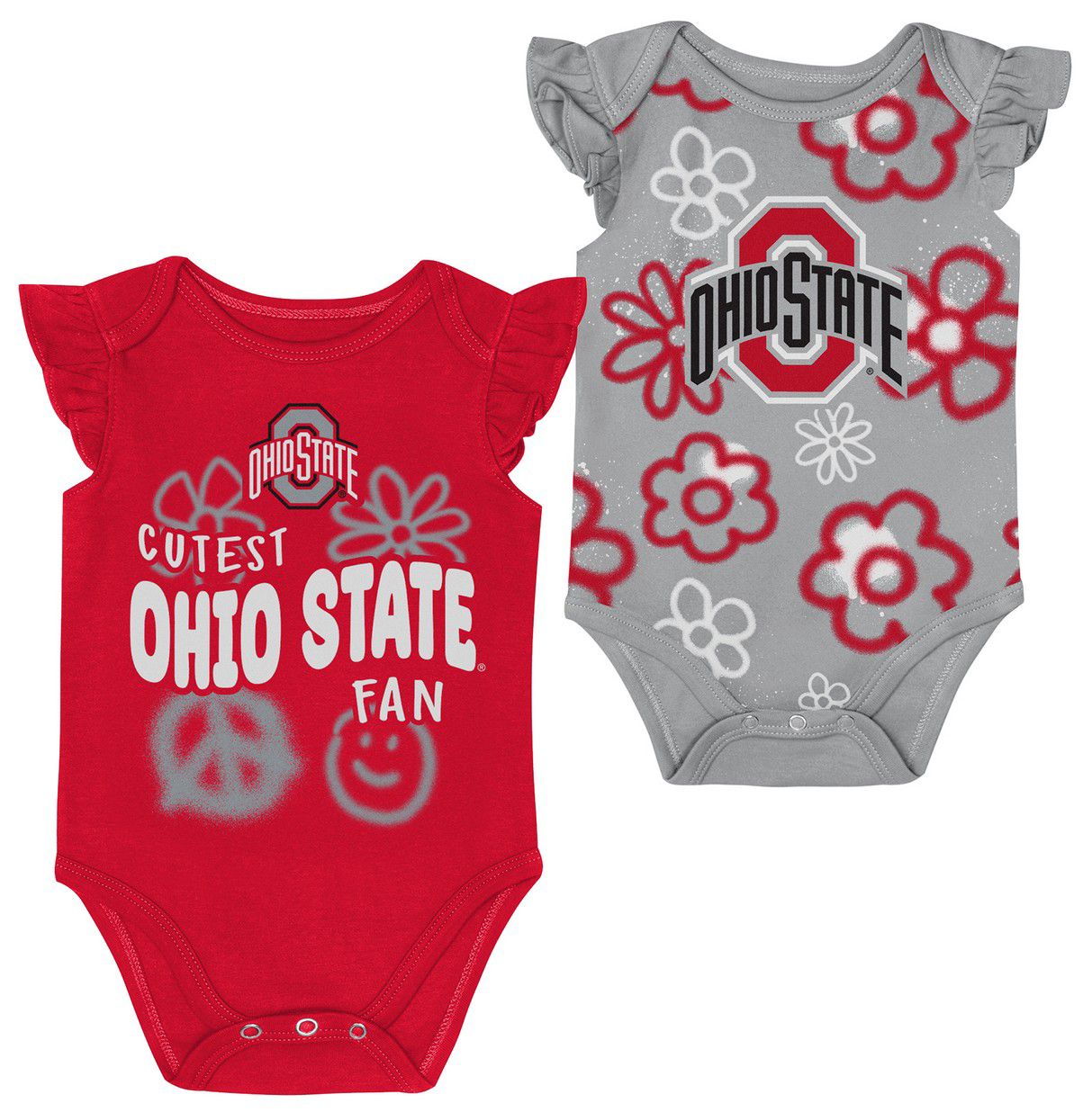 Gen2 Infant Ohio State Buckeyes Little Sunshine Creeper Set product image