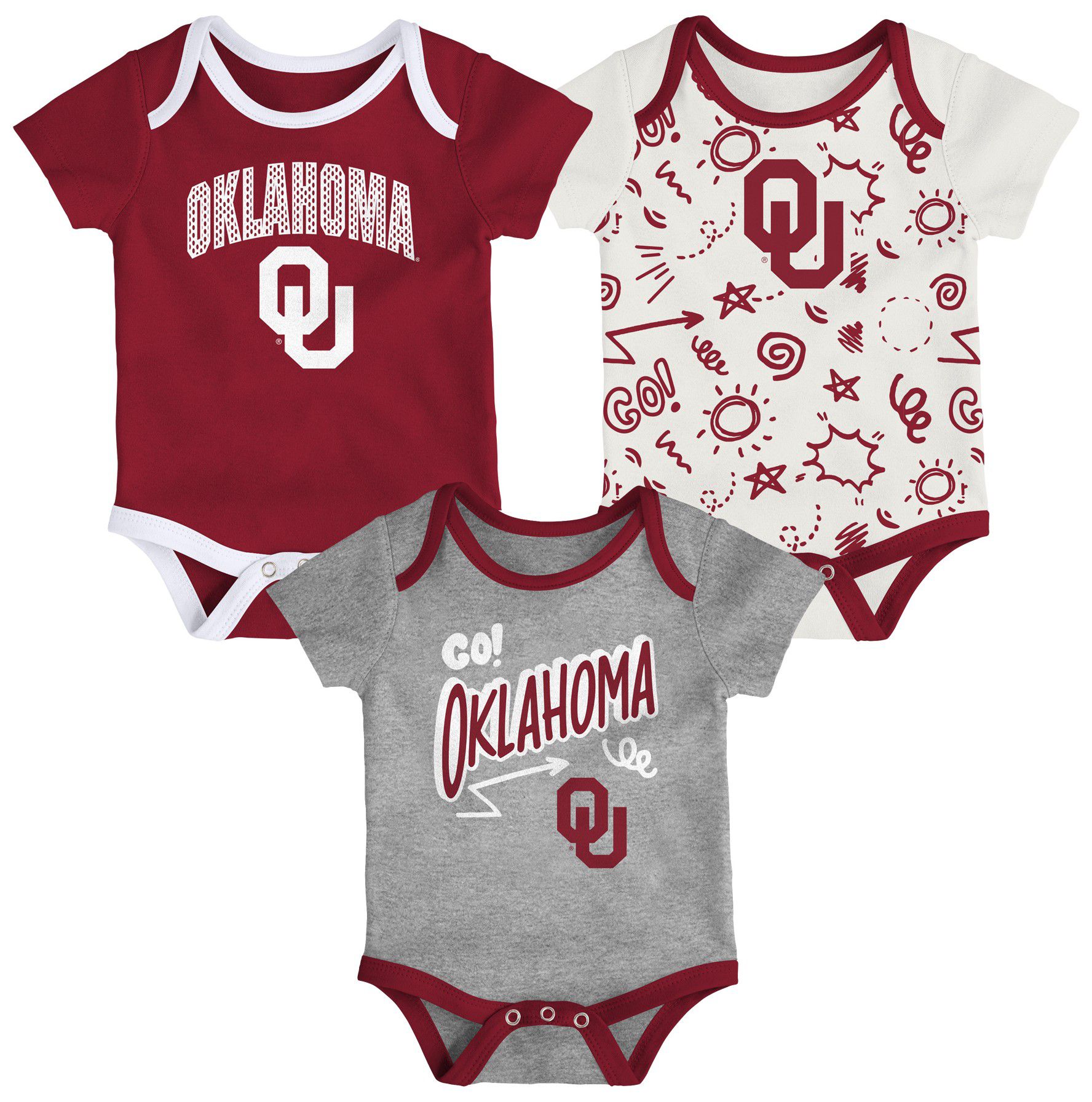 Gen2 Infant Oklahoma Sooners All Day Play Creeper Set product image