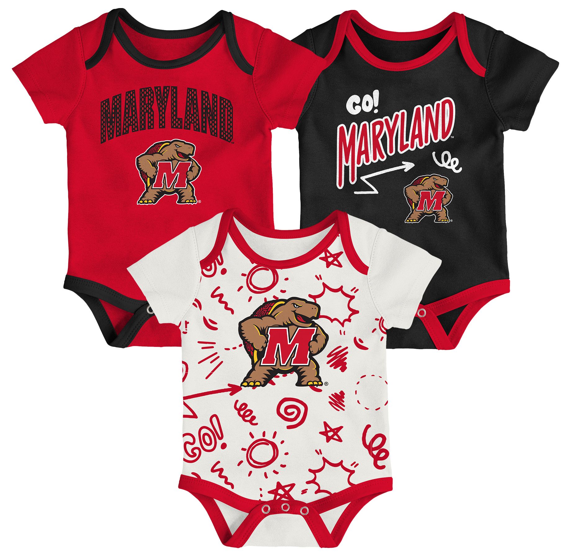 Gen2 Newborn Maryland Terrapins All Day Play Creeper Set product image