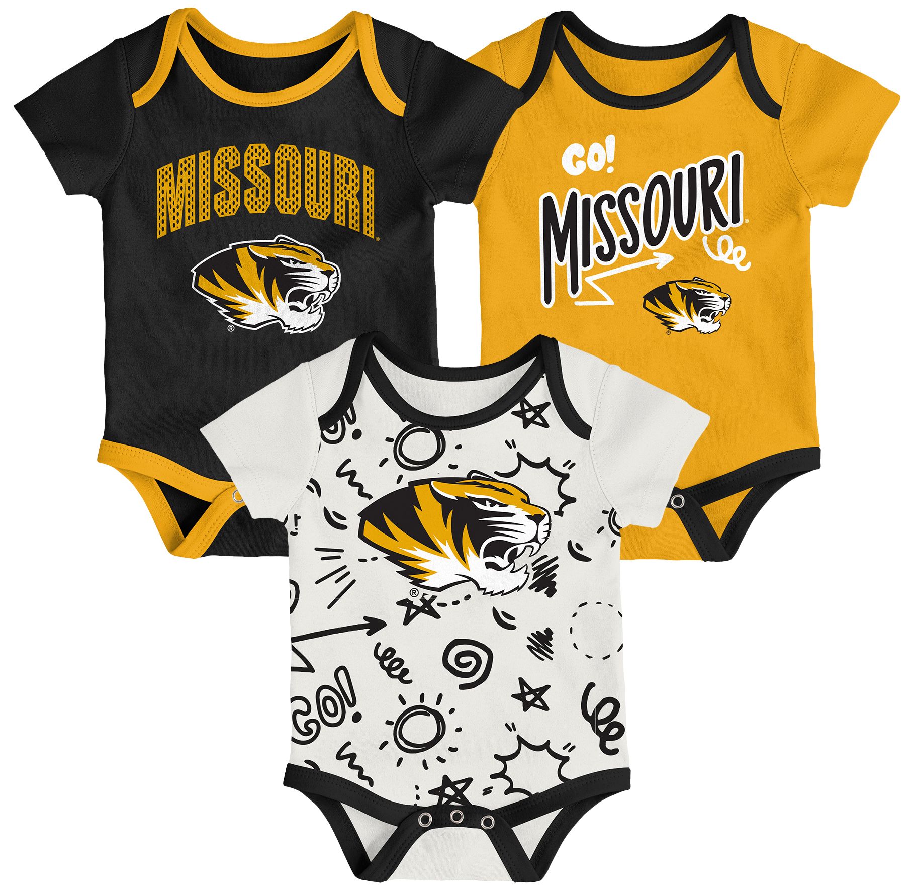 Gen2 Newborn Missouri Tigers All Day Play Creeper Set product image