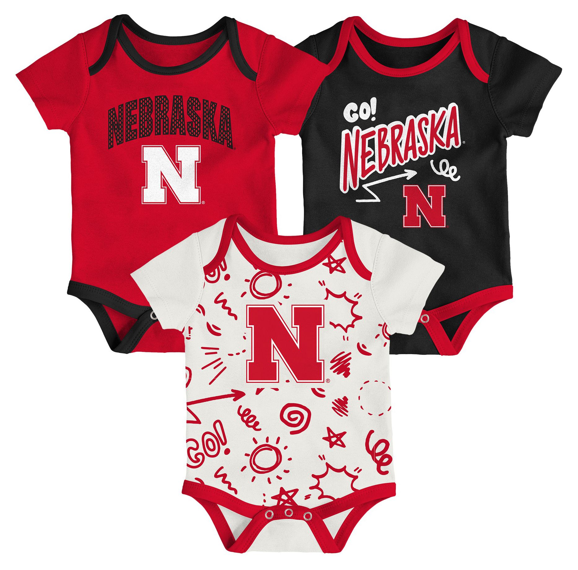 Gen2 Infant Nebraska Cornhuskers All Day Play Creeper Set product image