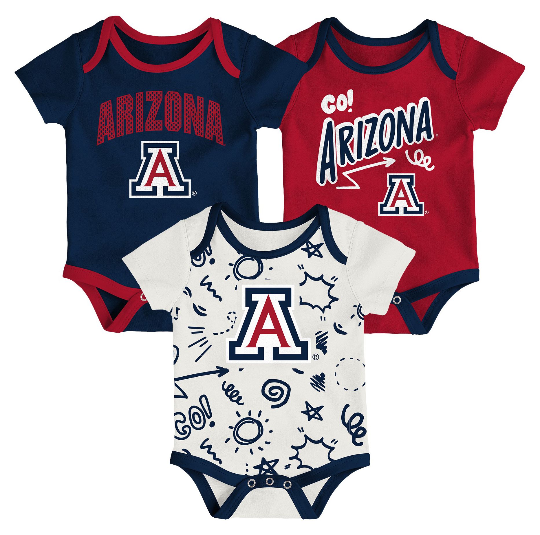 Gen2 Infant Arizona Wildcats All Day Play Creeper Set product image