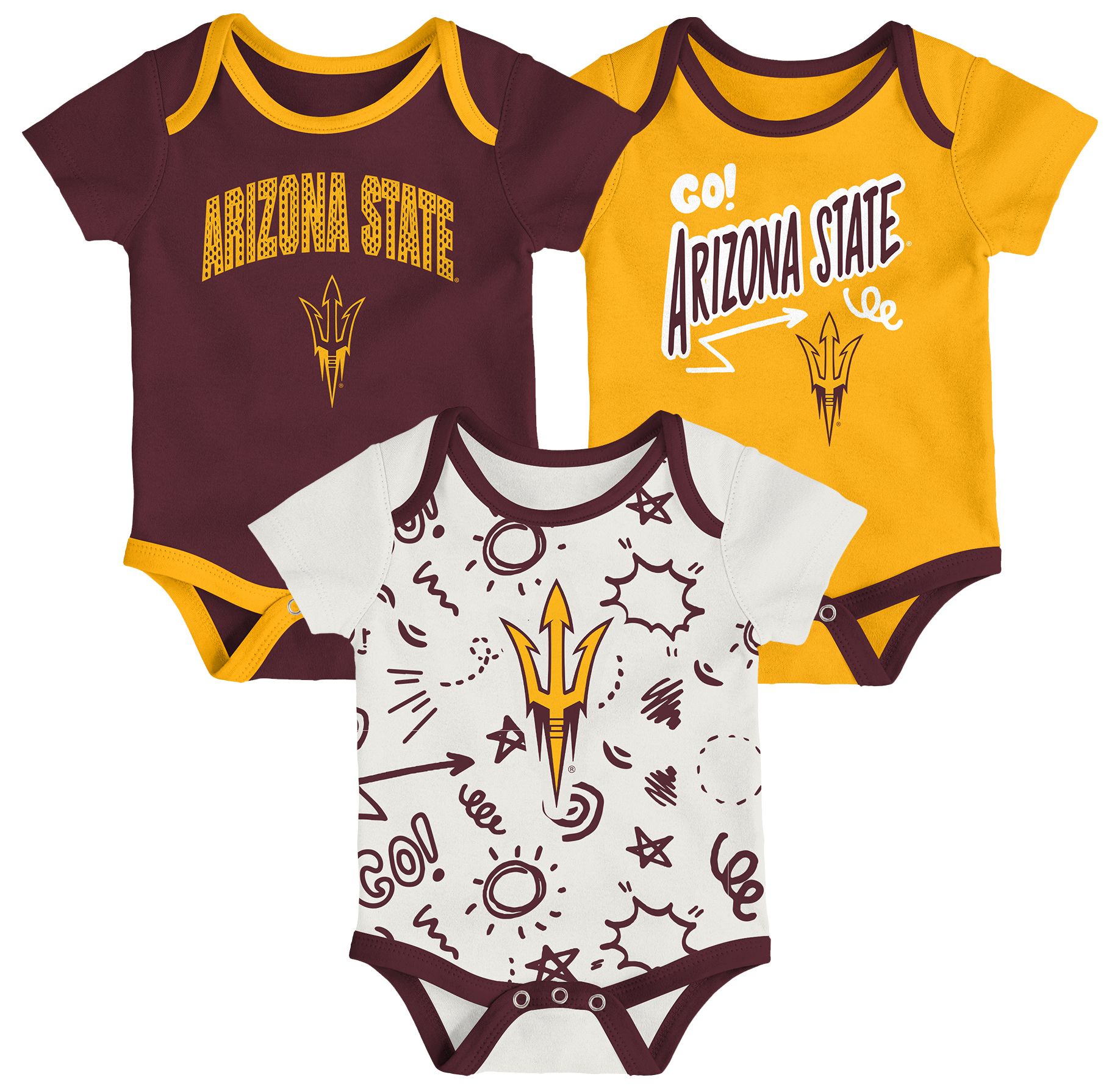 Gen2 Newborn Arizona State Sun Devils All Day Play Creeper Set product image