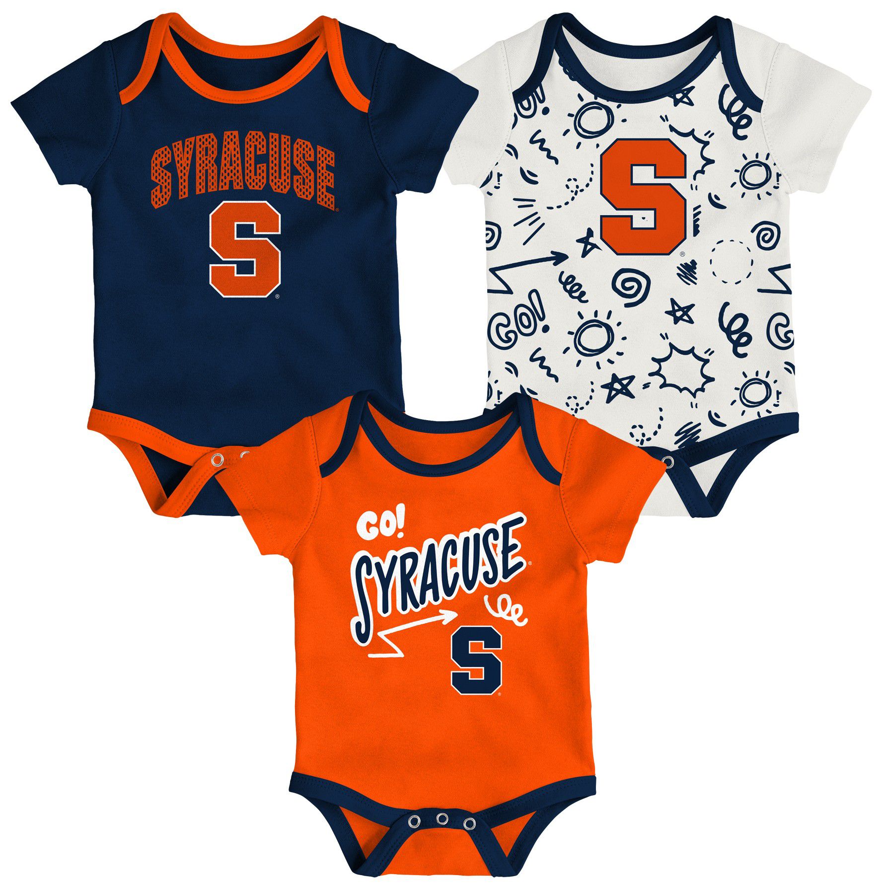 Gen2 Infant Syracuse Orange All Day Play Creeper Set product image