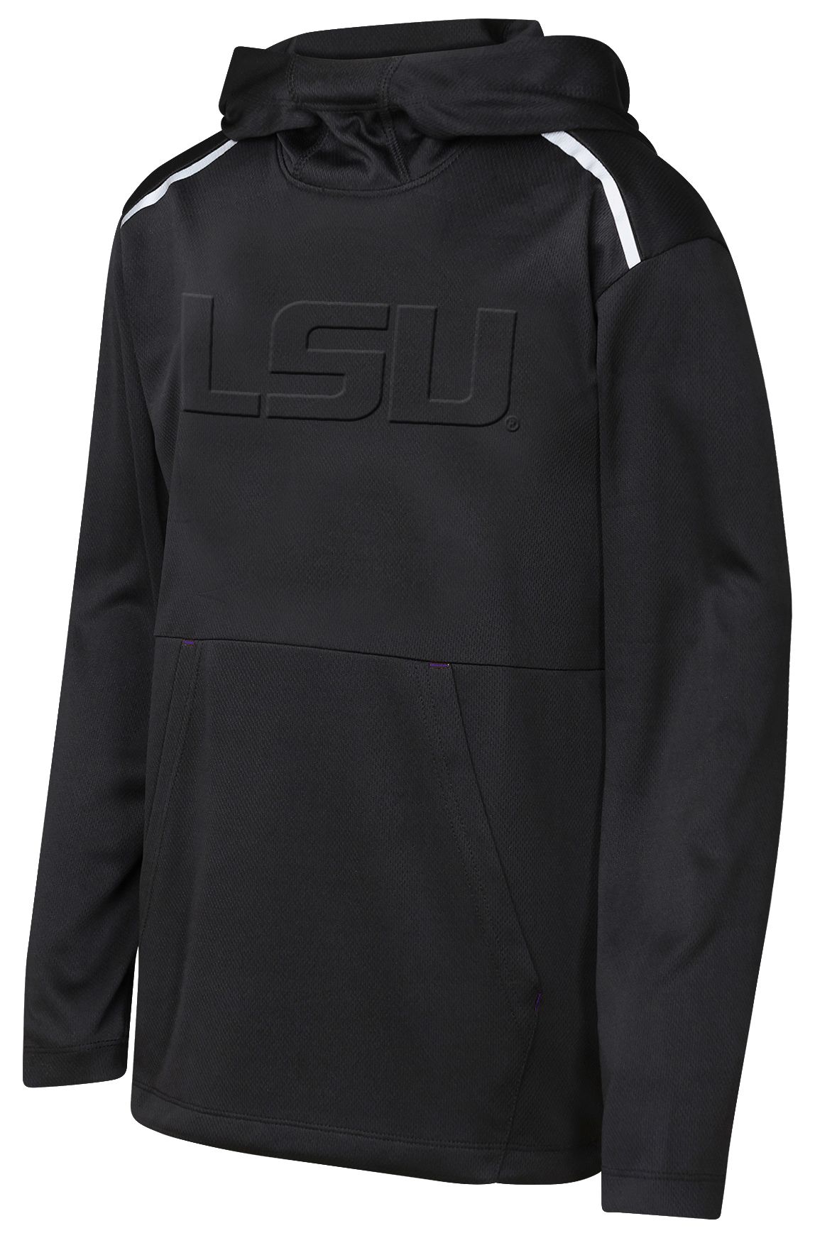 Gen2 Youth LSU Tigers Black Defensive Line Long Sleeve Pullover Hoodie product image