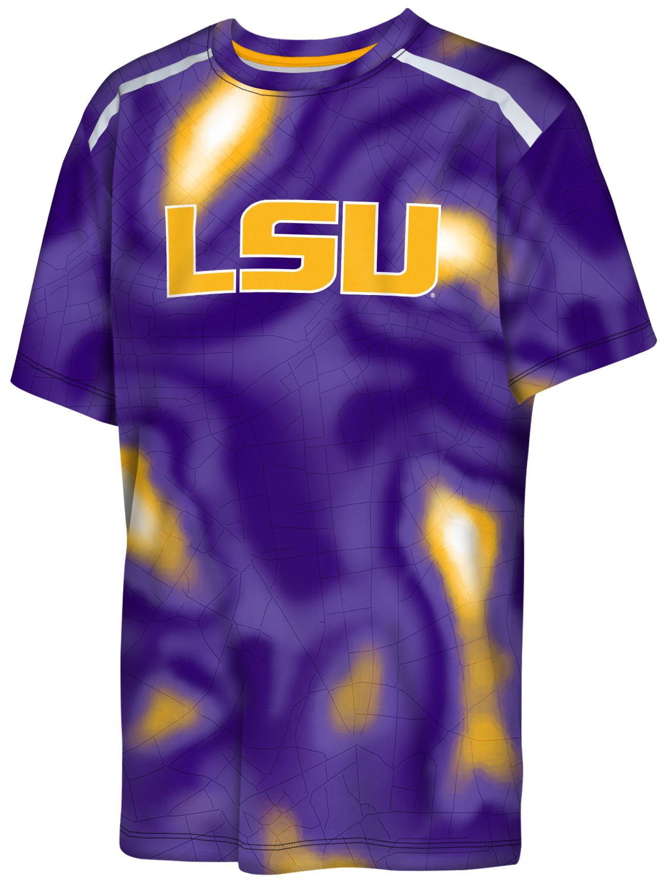 Gen2 Youth LSU Tigers Purple Endzone Short Sleeve T-Shirt product image