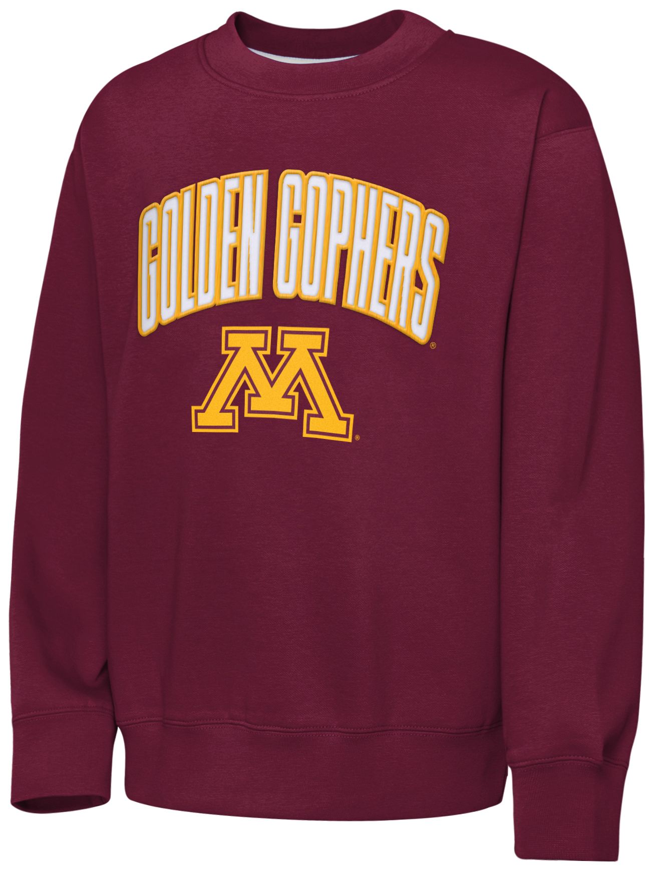 Gen2 Youth Minnesota Golden Gophers Team Red Place Kicker Crew Pullover Sweatshirt product image