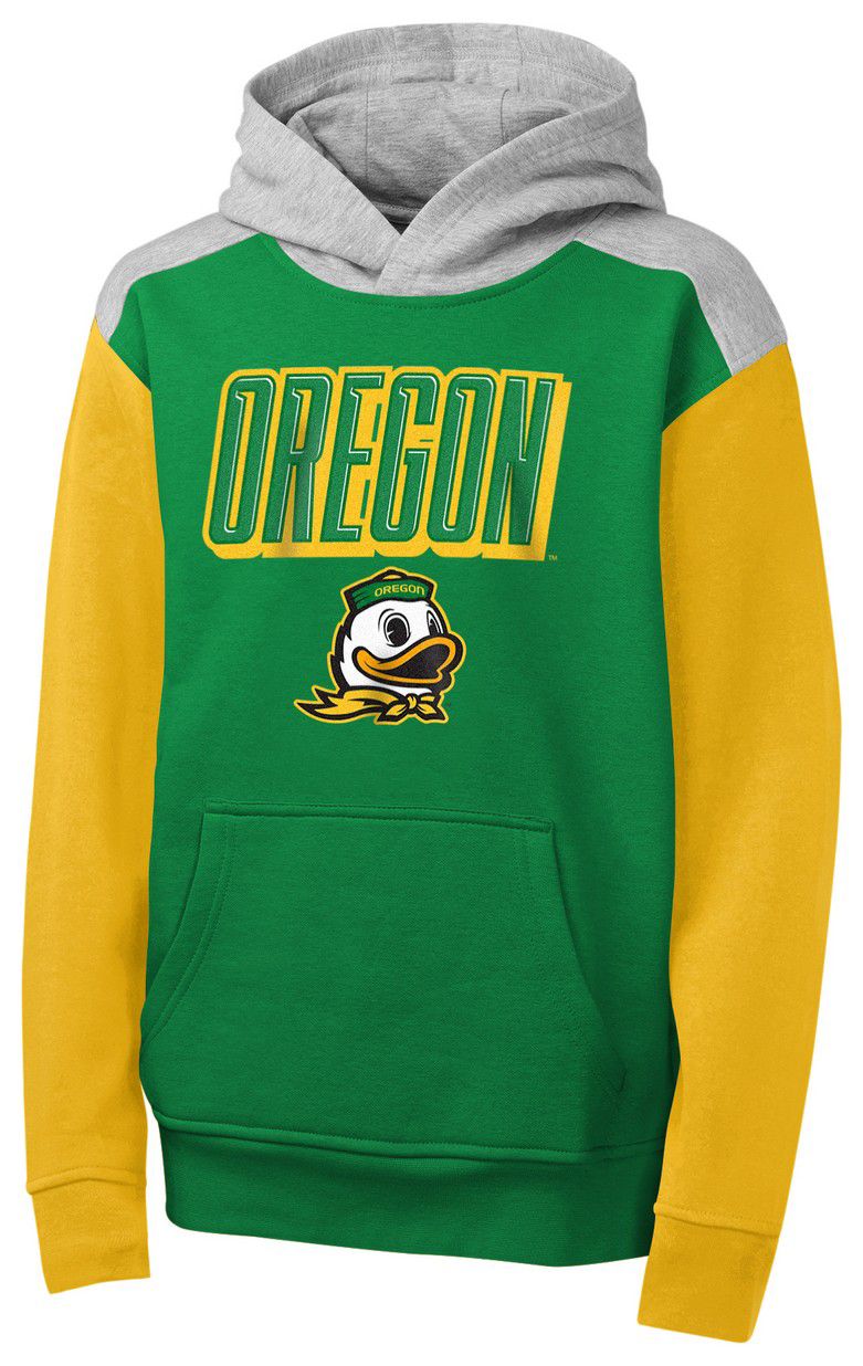Gen2 Youth Oregon Ducks Green/Yellow Red Zone Pullover Hoodie product image