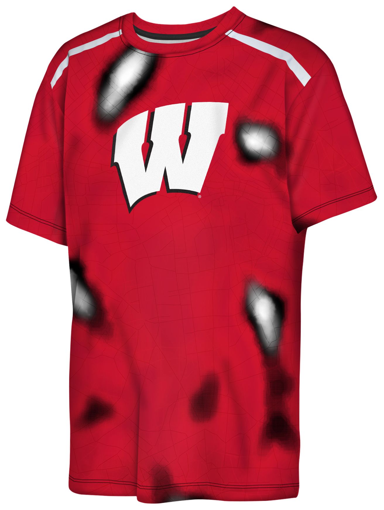 Gen2 Youth Wisconsin Badgers Red Endzone Short Sleeve T-Shirt product image