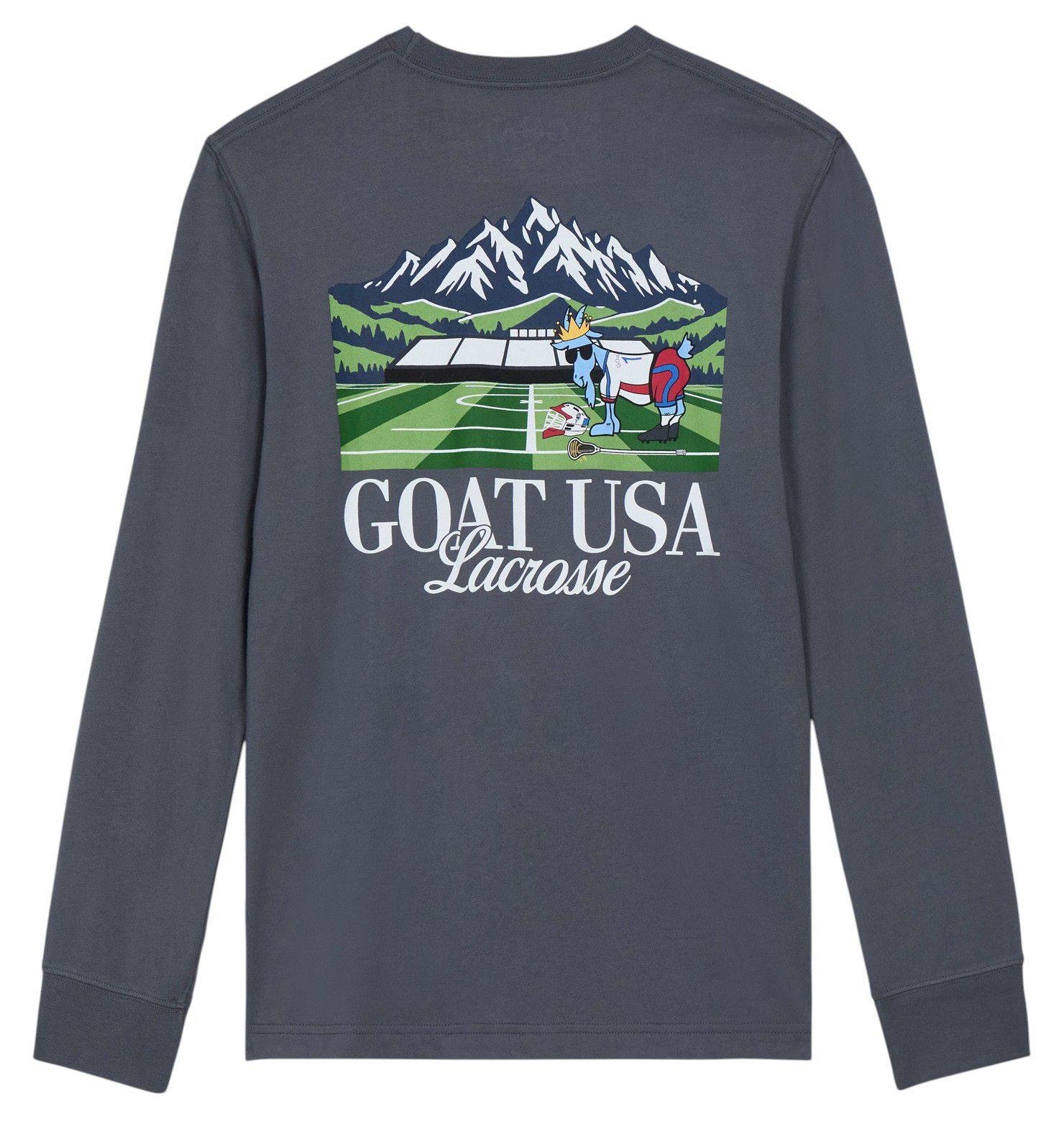 GOAT USA Lacrosse Long Sleeve T Shirt - Adult product image