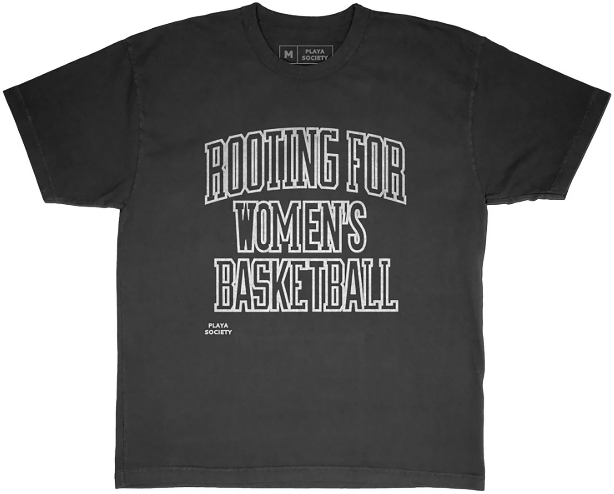 Playa Society Adult Black 'Root For WBB' T-Shirt product image