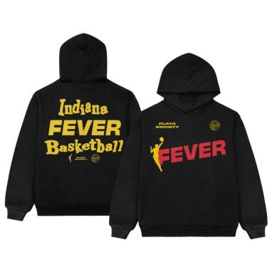 sorry, PLAYA SOCIETY Unisex Indiana Fever Black Catch Up Hoodie is currently out of stock