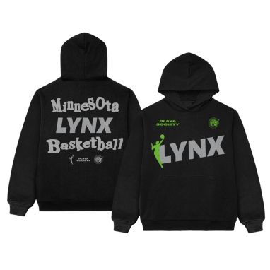 sorry, PLAYA SOCIETY Unisex Minnesota Lynx Black Catch Up Hoodie is currently out of stock