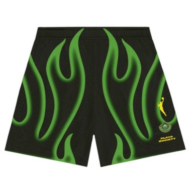 sorry, PLAYA SOCIETY Adult Seattle Storm Black Catch Up Shorts is currently out of stock