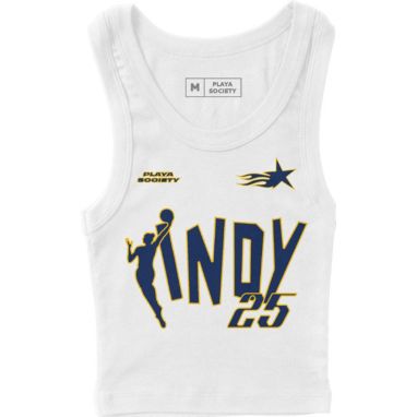 sorry, PLAYA SOCIETY Women's 2025 WNBA All-Star Game White Crop Top Tank is currently out of stock