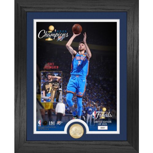 最終値下げOKC Shai &ATL Nickeil サイン入り未使用バッシュ Highland Mint 2025 NBA Champions Oklahoma City Thunder Shai