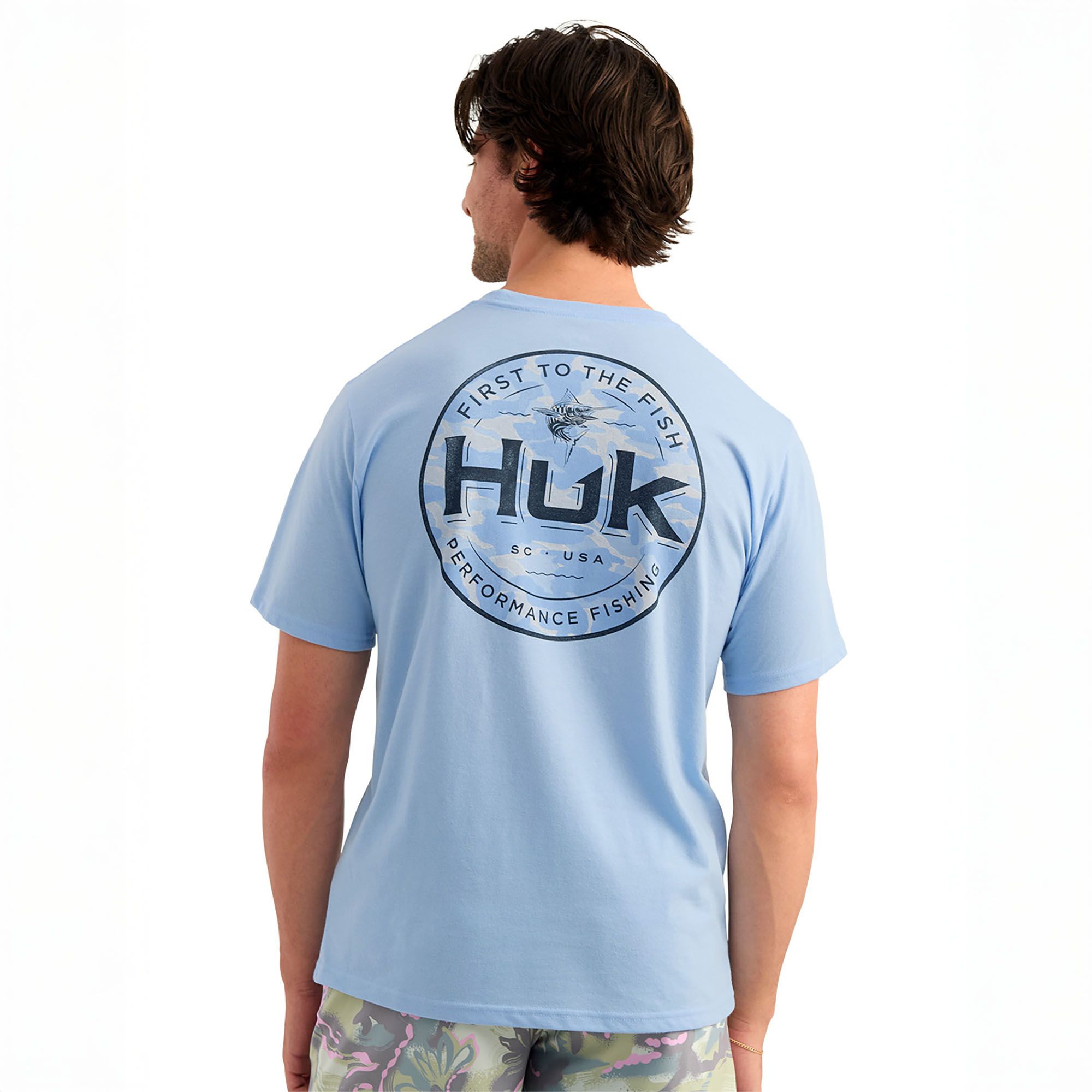 HUK Men's Circle Short Sleeve Pocket T-Shirt product image