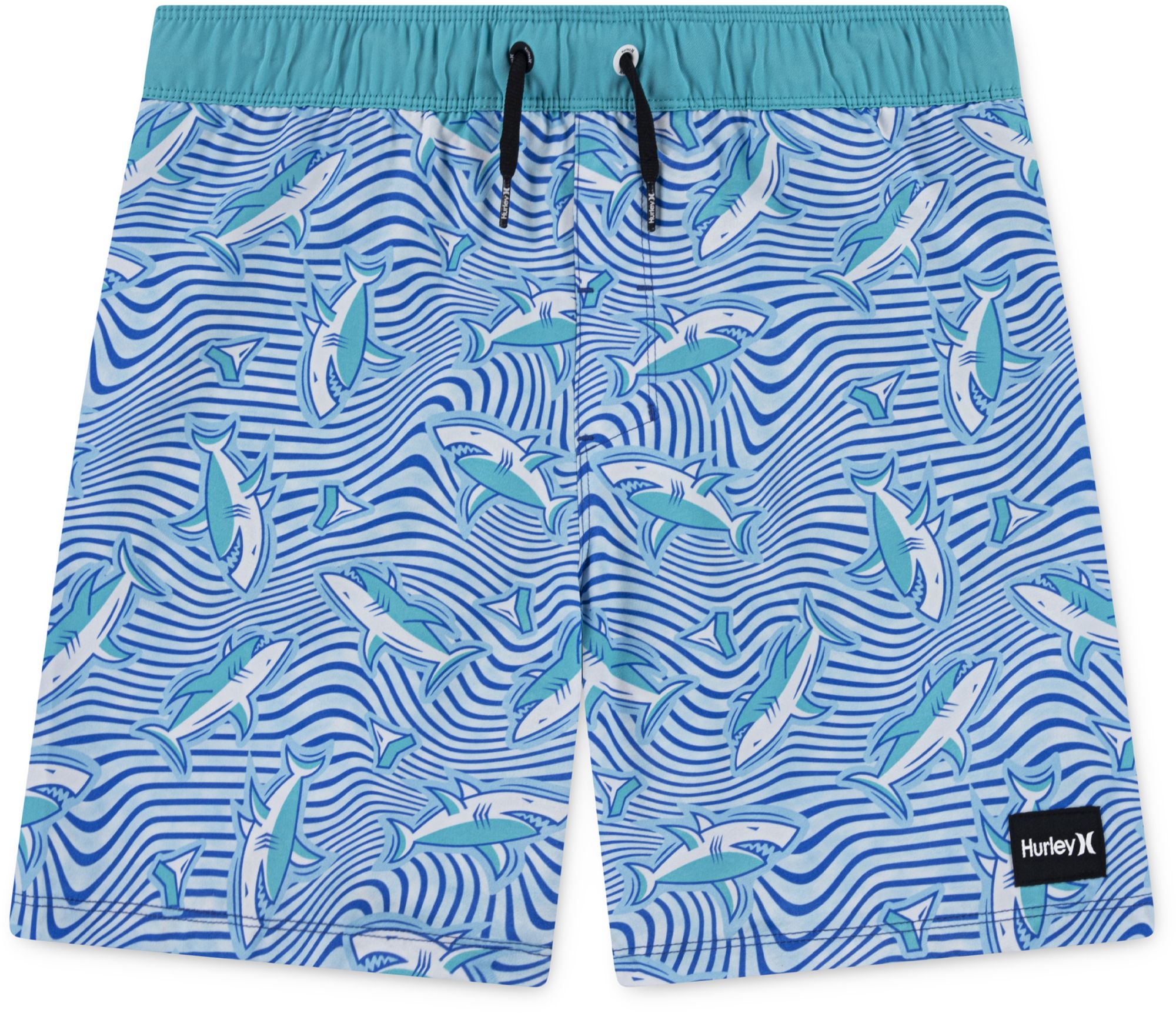 Hurley Boys' Dizzy Shark Pull On Swim Shorts product image
