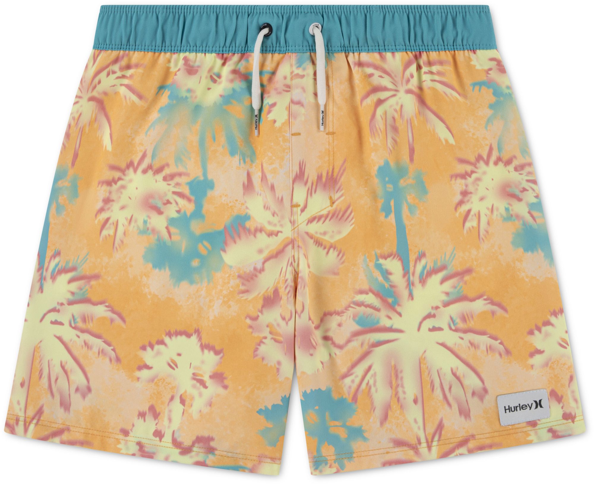 Hurley Boys' Pop Color Palm Pull On Swim Shorts product image