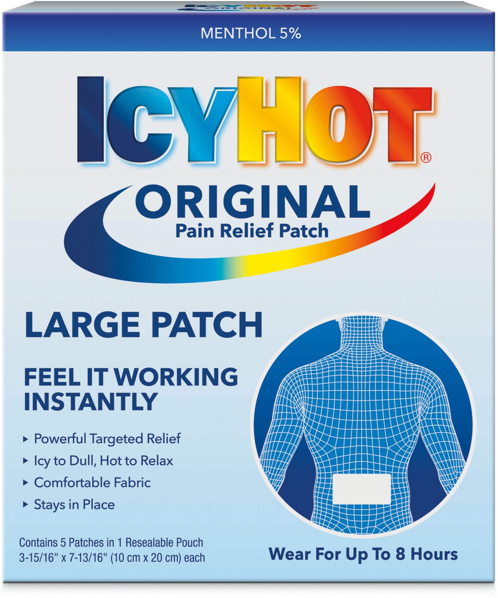 Icy Hot Original Back Patch - 5 Count product image