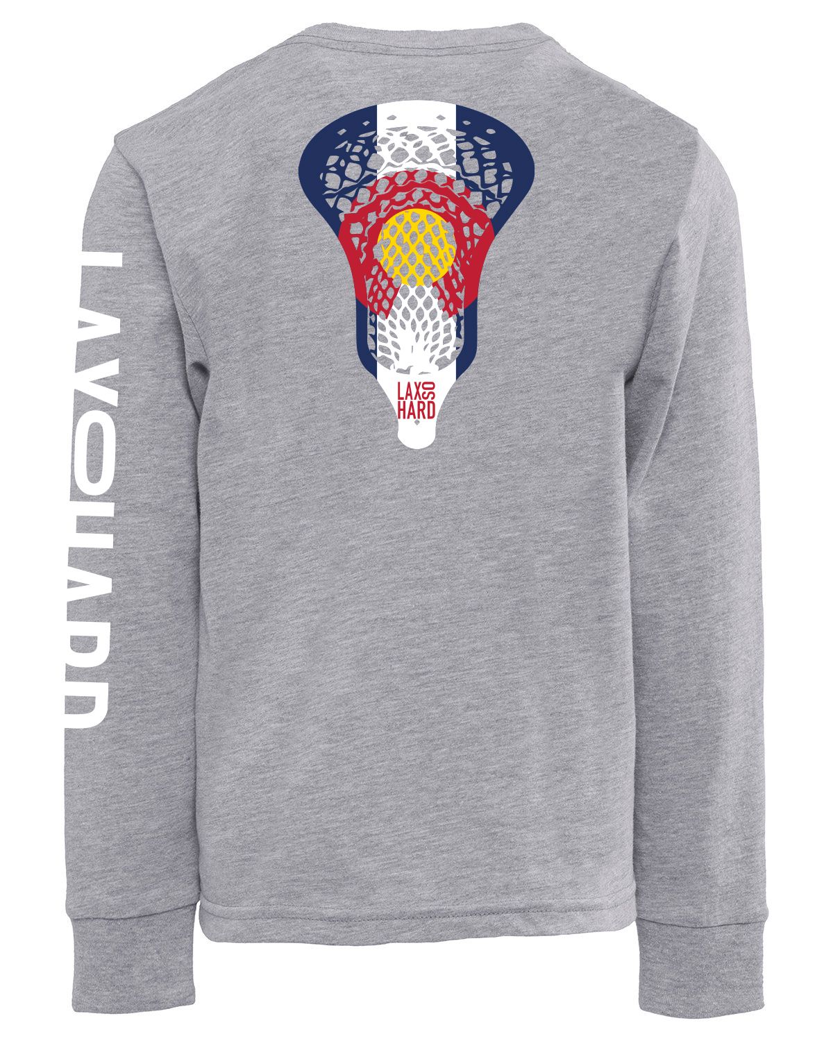 LAX SO HARD Youth Colorado Long Sleeve T-Shirt product image