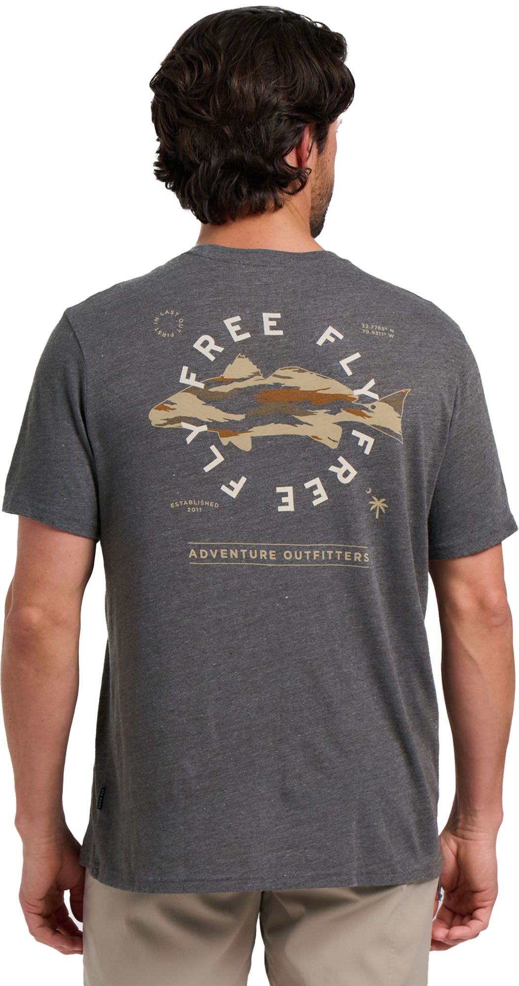 Free Fly Men's Camo Redfish Pocket T-Shirt product image
