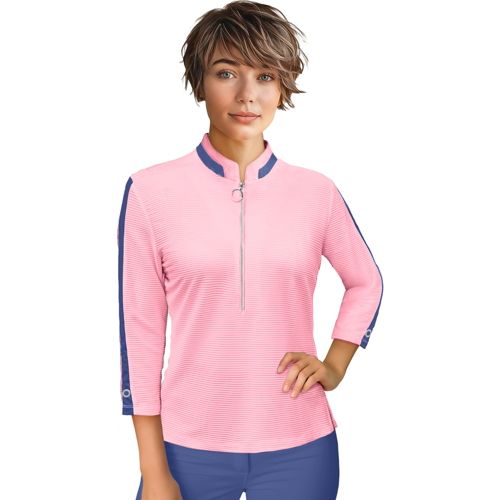 Jamie Sadock Women's Spectrum Sunsense Print ¼ Zip Long Sleeve