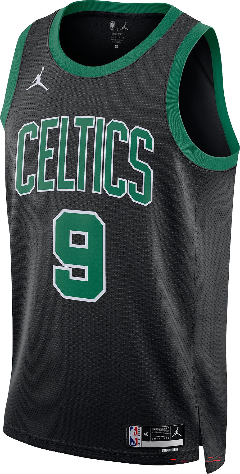 Jordan Men's Boston Celtics Derrick White #9 Black Statement Jersey product image