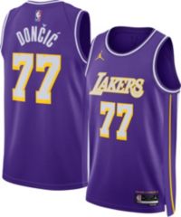 NBA Lakers LUKA DONČIĆ 77 レイカーズ　ジャージ XL Jordan Adult Los Angeles Lakers Luka Doncic #77 Purple Swingman