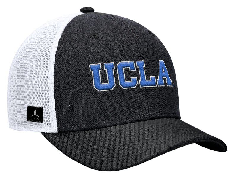 Jordan Adult UCLA Bruins Black Rise Gameday Trucker Adjustable Hat product image
