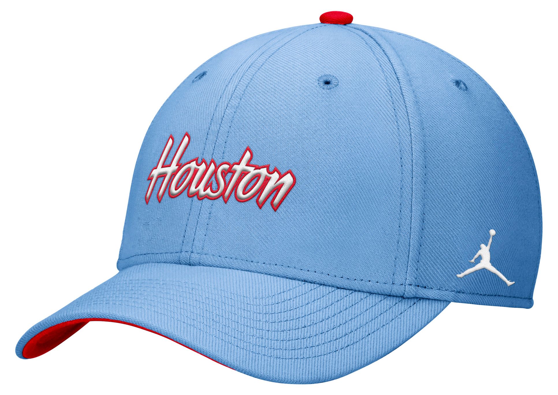 Jordan Adult Houston Cougars Valor Blue Script Rise Swooshflex Hat product image