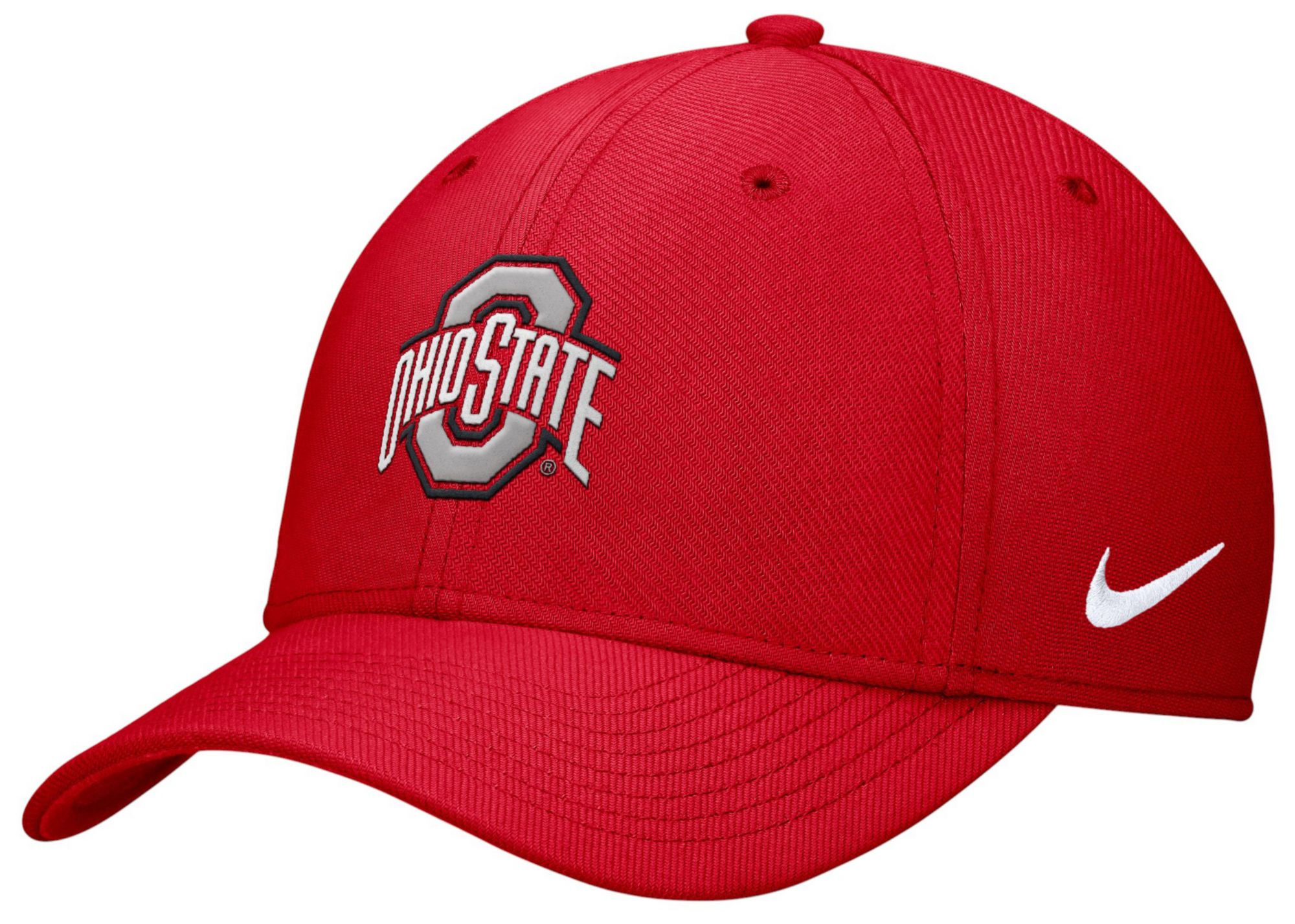 Jordan Adult Ohio State Buckeyes University Red Swooshflex Hat product image