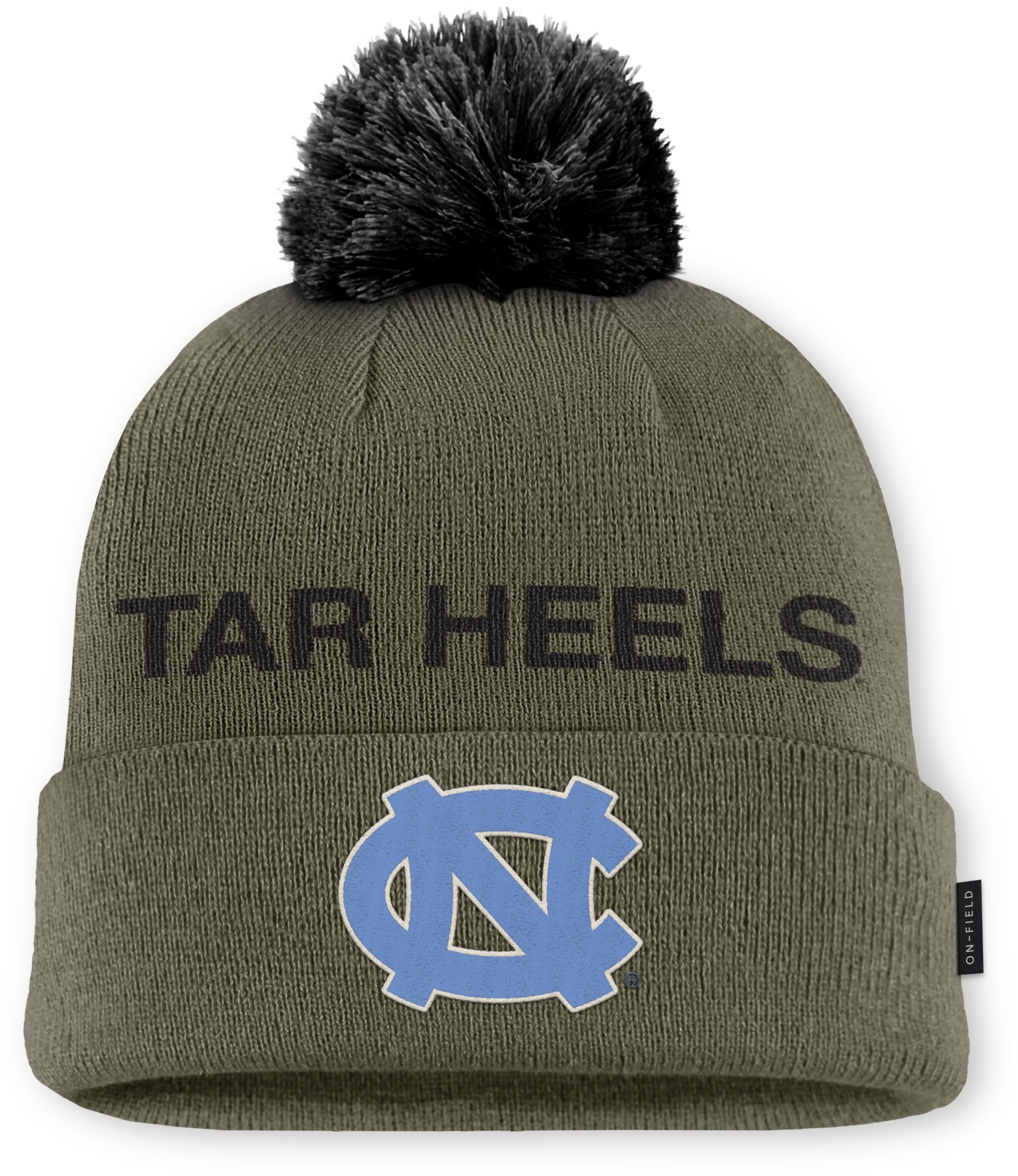 Jordan Adult North Carolina Tar Heels Medium Olive 2025 Military Appreciation Knit Hat product image