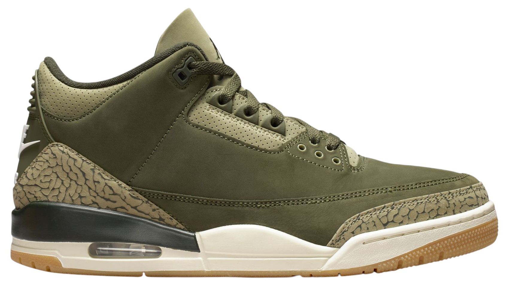 Air Jordan 3 Retro 'Medium Olive' Basketball Shoes product image