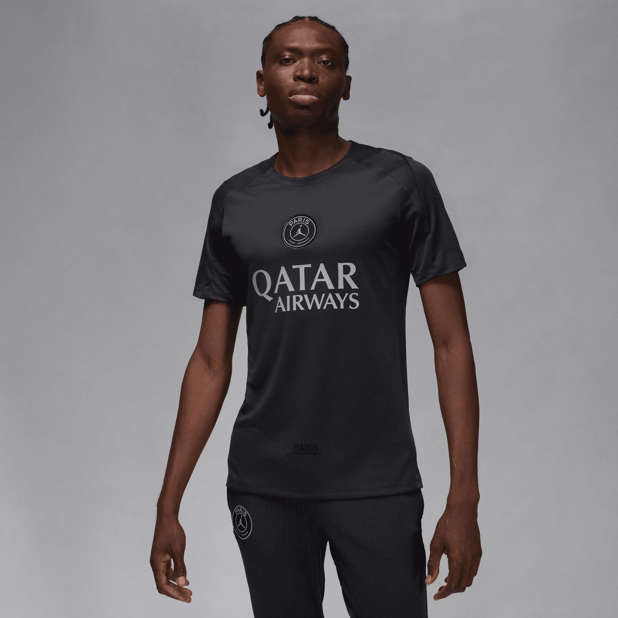 Jordan Adult Paris Saint-Germain Strike 2025-26 Fourth Black T-Shirt product image