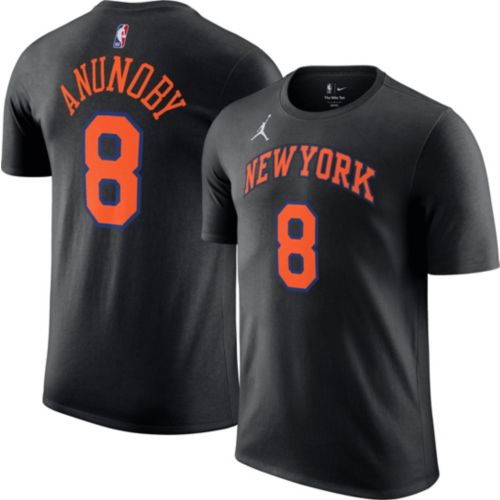 【値段交渉可】 NEW YORK KNICKS OG ANUNOBY 8 Nike Adult New York Knicks OG Anunoby #8 Icon T-Shirt | Dick's