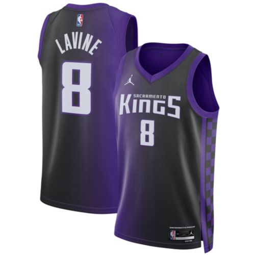 KINGS WALLACE 3 ユニフォーム L Nike Adult Sacramento Kings Zach LaVine #8 Black Replica Icon