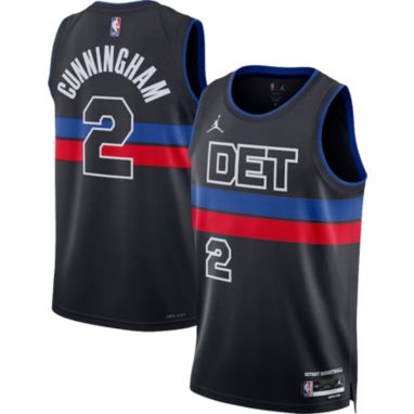 sorry, Jordan Men's Detroit Pistons Cade Cunningham #2 Black Statement Jersey is currently out of stock