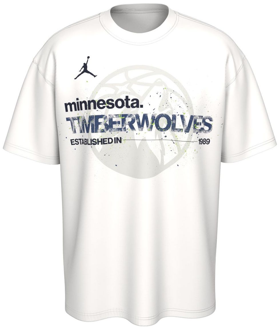 Jordan Adult Minnesota Timberwolves 1985 Statement White T-Shirt product image