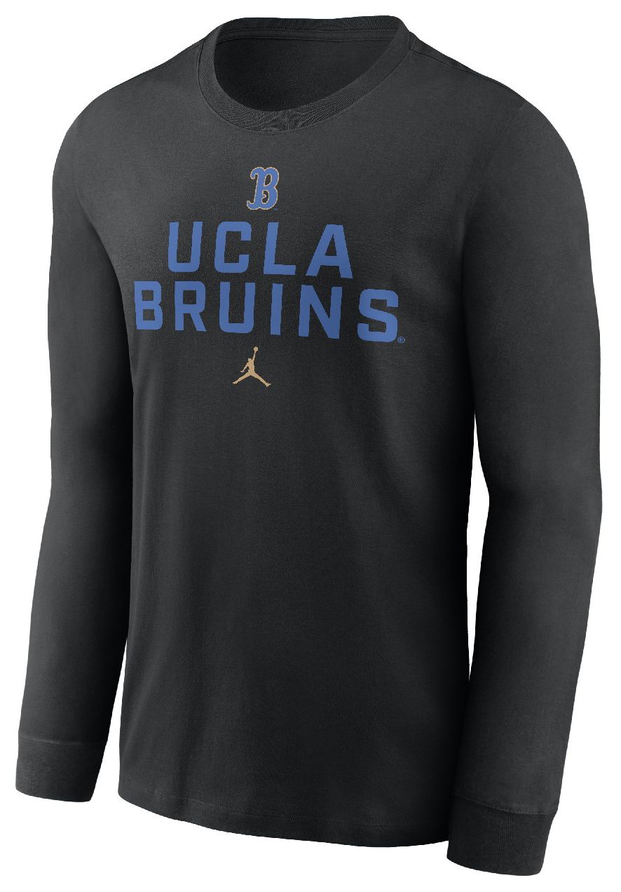 Jordan Men's UCLA Bruins Team Issued Dri-FIT Black Long Sleeve T-Shirt product image