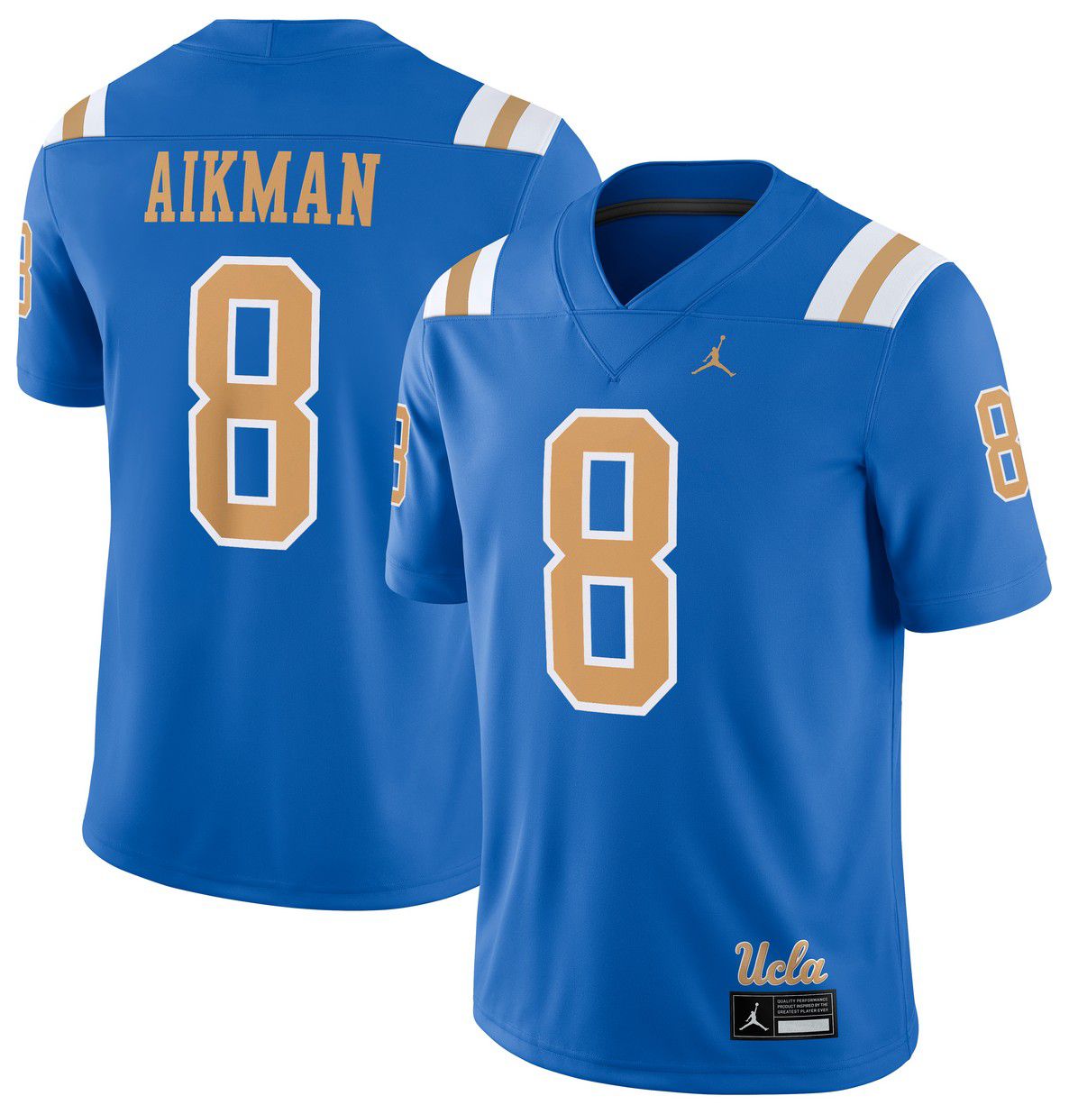 Jordan Men's UCLA Bruins Troy Aikman #8 Light Blue Replica Alternate Football Jersey product image