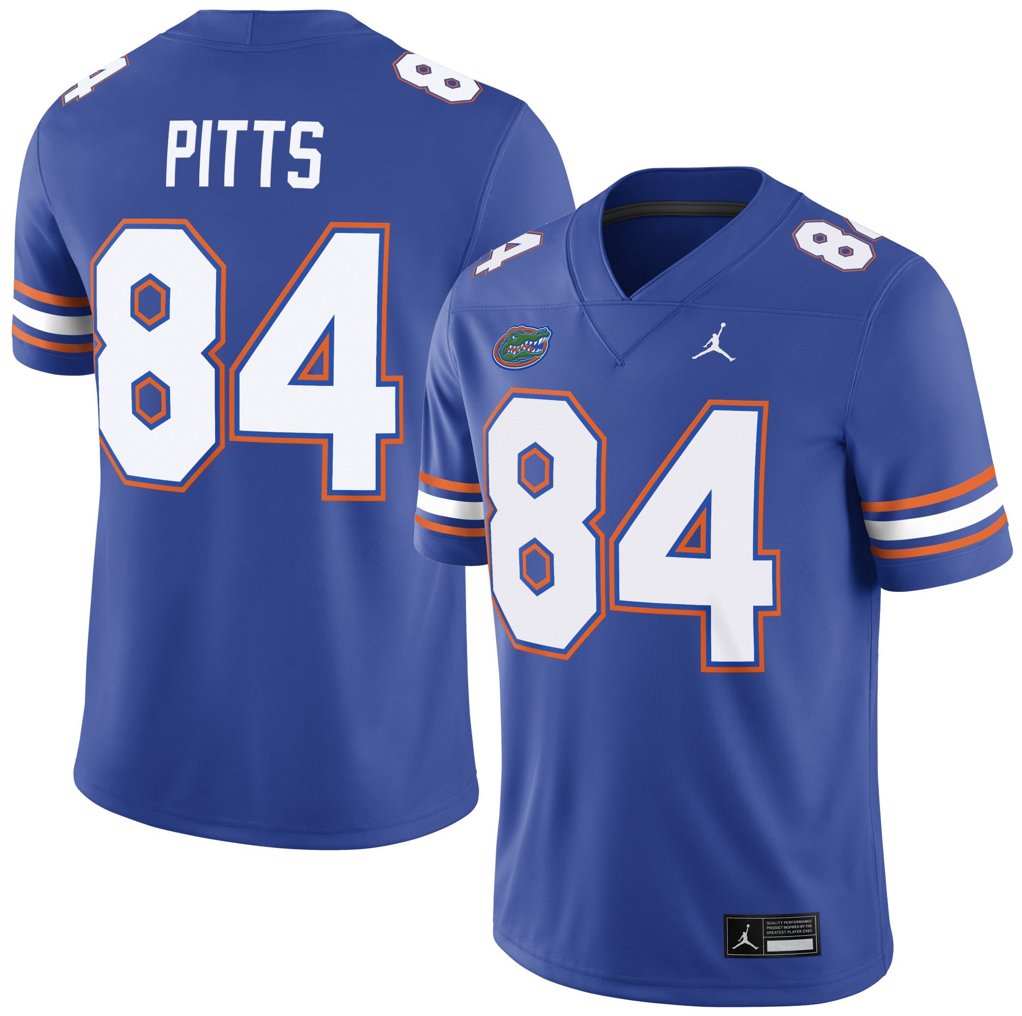 Jordan Men's Florida Gators Kyle Pitts #84 Royal Replica Jersey product image