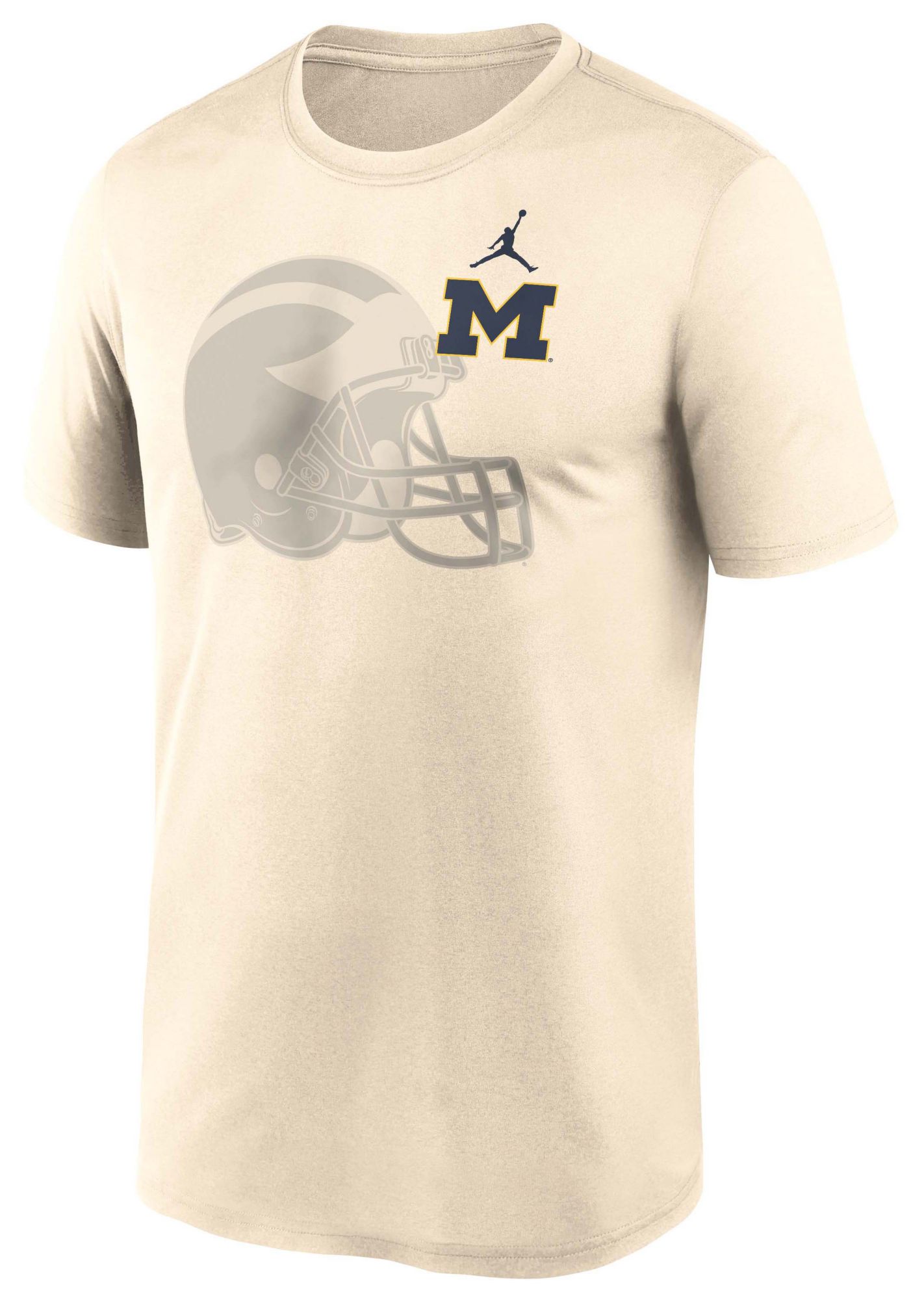 Jordan Men's Michigan Wolverines Natural Legend Shadow T-Shirt product image