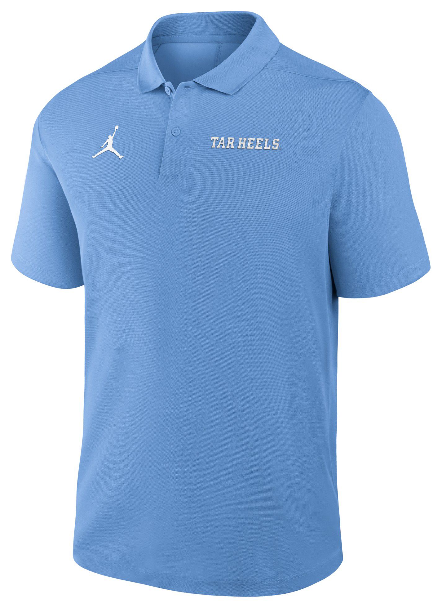 Jordan Men's North Carolina Tar Heels Blue Dri-FIT Victory Wordmark Polo product image
