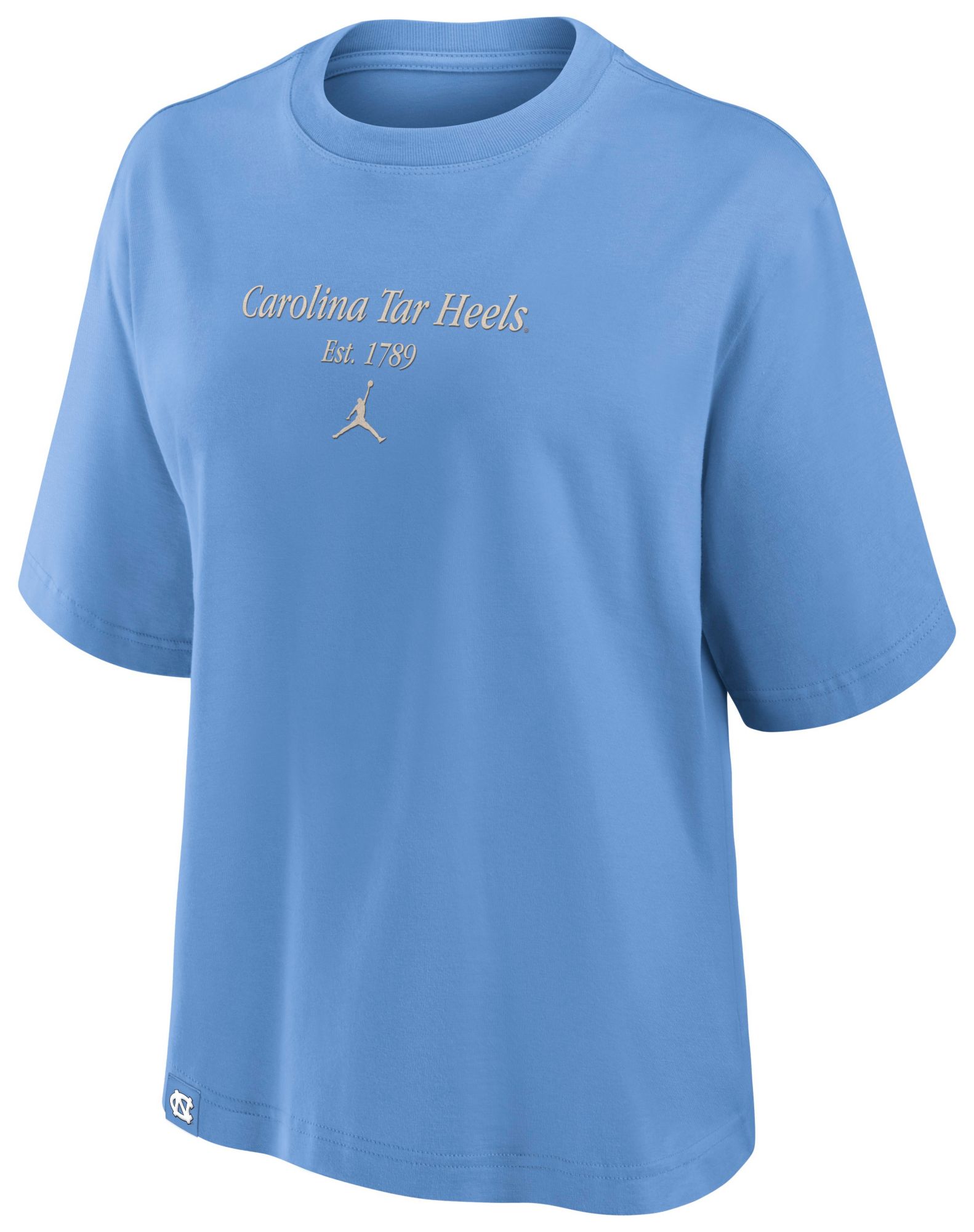 Jordan Women's North Carolina Tar Heels Valor Blue Tag Boxy T-Shirt product image