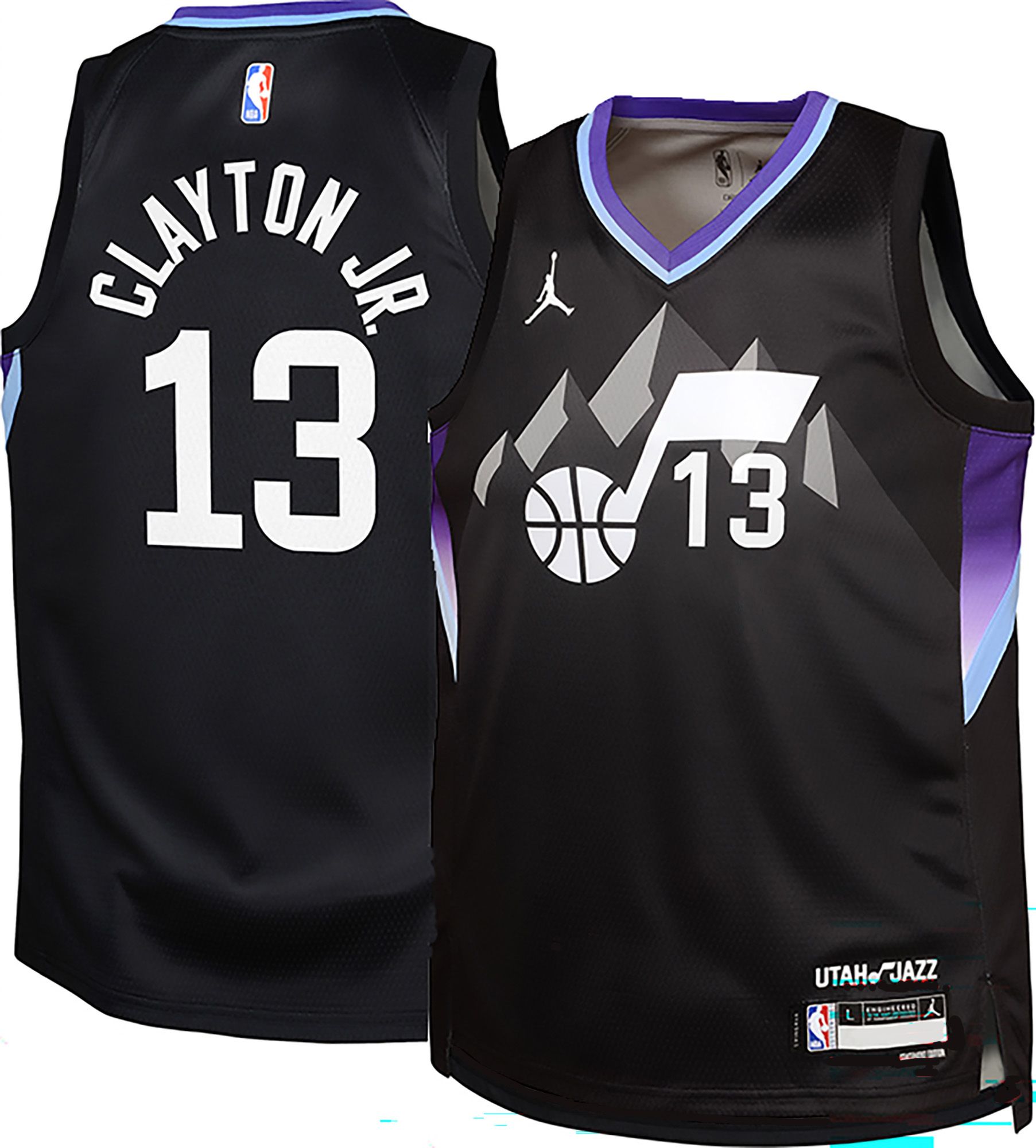 Jordan Youth Utah Jazz Walter Clayton Jr. #13 Swingman Statement Jersey product image
