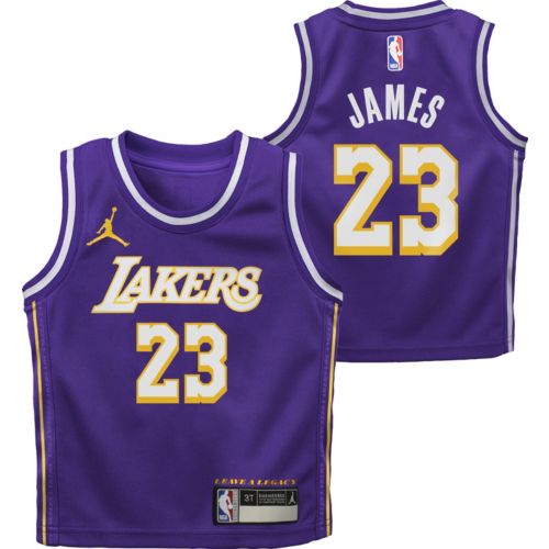 Nike Youth Los Angeles Lakers LeBron James #23 Yellow Swingman