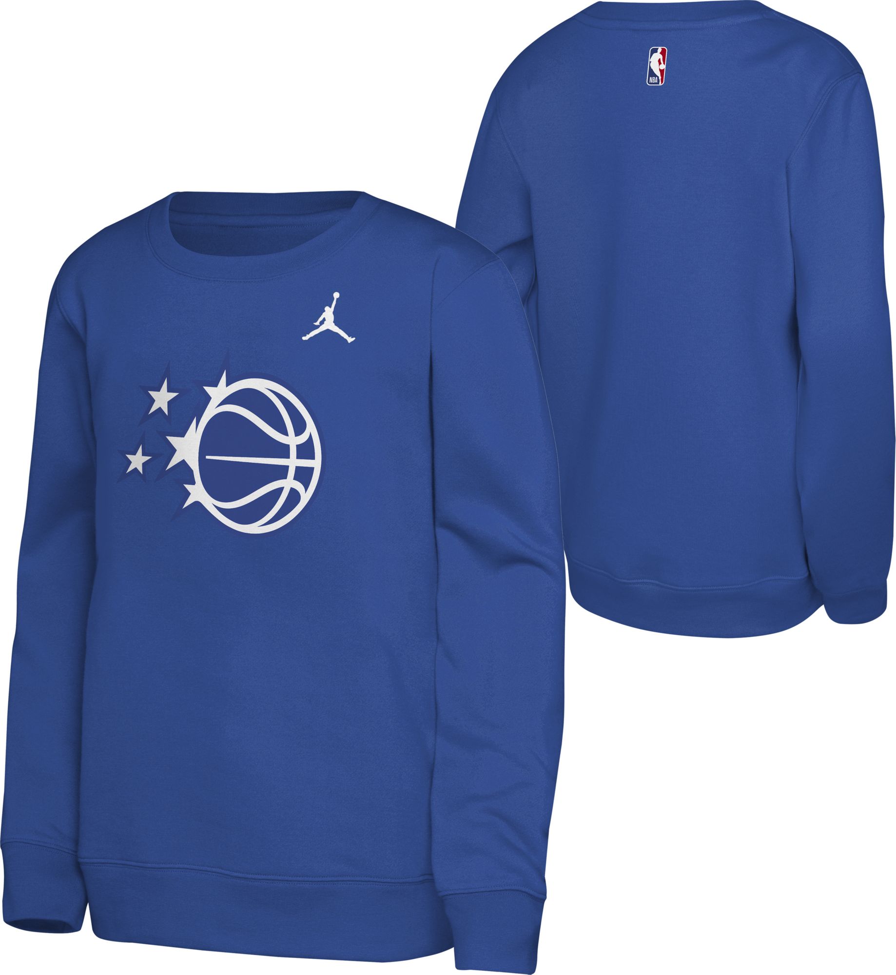 Jordan Youth Orlando Magic Blue Statement Logo Crewneck Sweatshirt product image